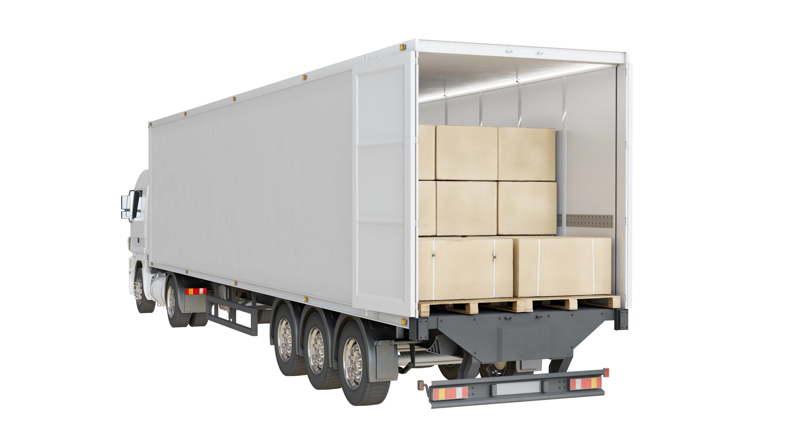 luxury car secured inside trailer using enclosed transport for high-value vehicles